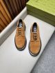 Gucci Man Brown Calfskin Business Leather Shoes 042877 (4)_th.jpg
